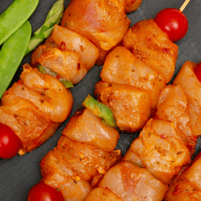 Brochette de poulet Tex mex