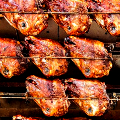 Tête d'agneau Méchoui